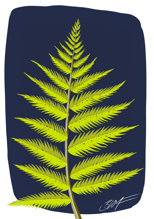 Fern Midnight Blue