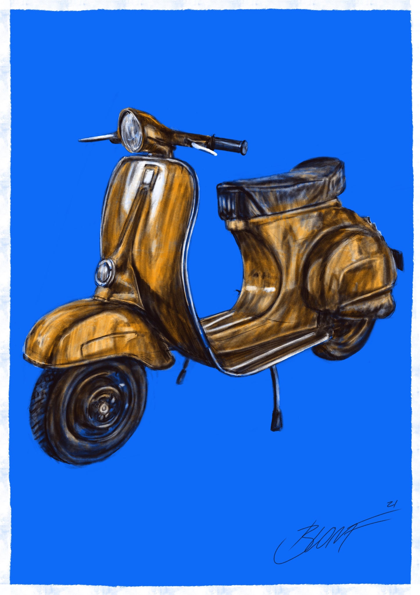 Vespa Giallo Karakiri 908